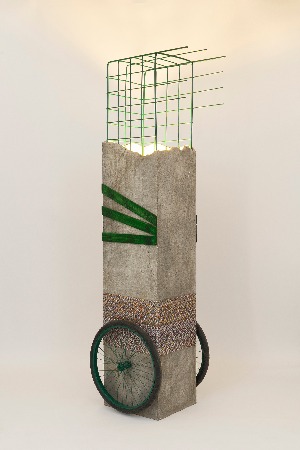 City Under Construction  89 X 16 X 27 Inches Wood, Metal, Stainless Steel, Wheels And Light 2022-ajpg